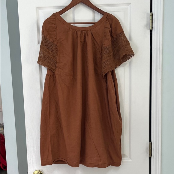 Old Navy Dresses & Skirts - Old Navy Brown 100% cotton Mini Dress